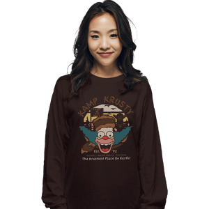 Secret_Shirts Long Sleeve Shirts, Unisex / Small / Dark Chocolate Krusty Brand Tee