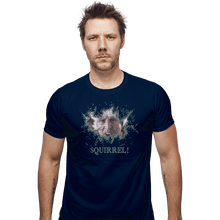 Load image into Gallery viewer, Shirts Fitted Shirts, Mens / Small / Navy Squirrel
