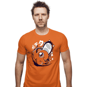 Secret_Shirts Fitted Shirts, Mens / Small / Orange Chainsaw Cute