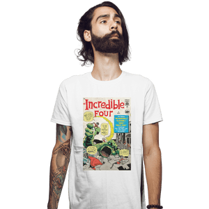 Shirts Fitted Shirts, Mens / Small / White The Incredible 4