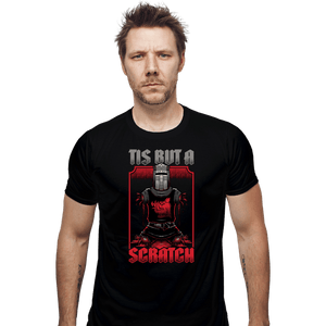 Secret_Shirts Fitted Shirts, Mens / Small / Black Black Knight Quote