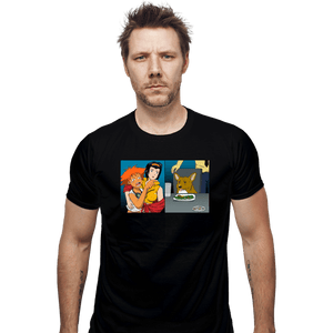 Secret_Shirts Fitted Shirts, Mens / Small / Black Women Yelling At Data Dog