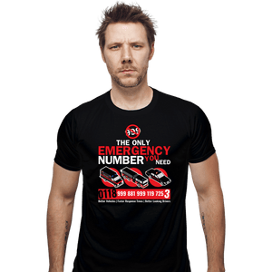 Secret_Shirts Fitted Shirts, Mens / Small / Black Emergency Number