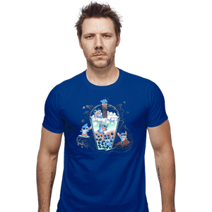 Secret_Shirts Fitted Shirts, Mens / Small / Royal Blue Boba Stitch