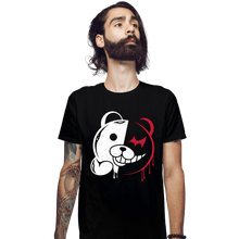 Load image into Gallery viewer, Shirts Fitted Shirts, Mens / Small / Black Kuma Despair
