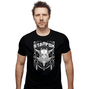 Shirts Fitted Shirts, Mens / Small / Black Starfox Crest