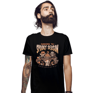 Secret_Shirts Fitted Shirts, Mens / Small / Black Summon The Spooky Season