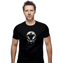 Load image into Gallery viewer, Shirts Fitted Shirts, Mens / Small / Black Moonlight Giant
