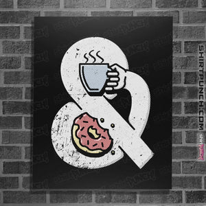 Shirts Posters / 4"x6" / Black Coffee and Donuts