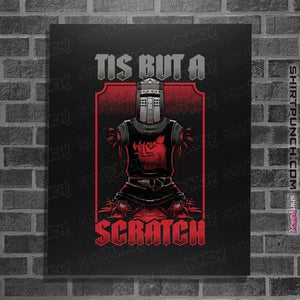 Secret_Shirts Posters / 4"x6" / Black Black Knight Quote