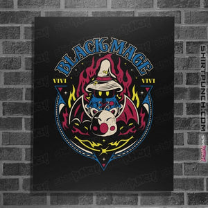 Secret_Shirts Posters / 4"x6" / Black Kupo Black Mage