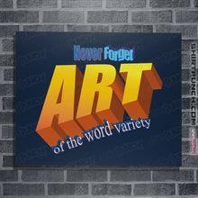 Load image into Gallery viewer, Secret_Shirts Posters / 4&quot;x6&quot; / Navy Word Art
