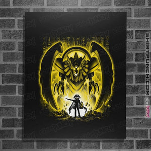 Secret_Shirts Posters / 4"x6" / Black The Winged Dragon