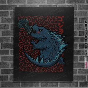 Shirts Posters / 4"x6" / Black Tiny Kaiju