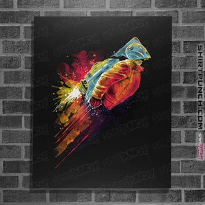 Secret_Shirts Posters / 4"x6" / Black Human Rocket