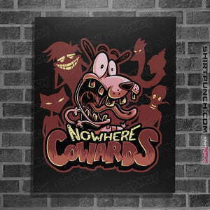 Secret_Shirts Posters / 4"x6" / Black Nowhere Cowards