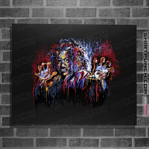 Secret_Shirts Posters / 4"x6" / Black Sho Nuff Painting