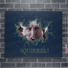 Load image into Gallery viewer, Shirts Posters / 4&quot;x6&quot; / Navy Squirrel
