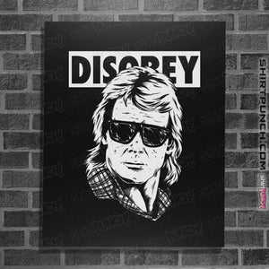 Secret_Shirts Posters / 4"x6" / Black Live To Disobey