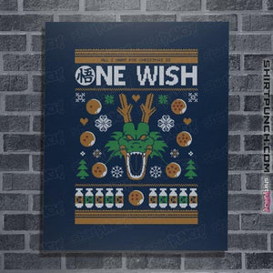 Shirts Posters / 4"x6" / Navy A Very Shenron Christmas