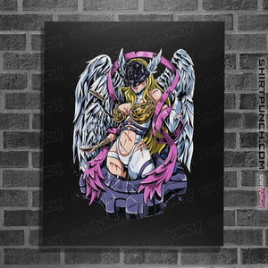 Secret_Shirts Posters / 4"x6" / Black Battle Angewomon