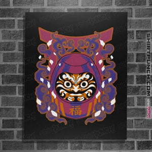 Shirts Posters / 4"x6" / Black Daruma