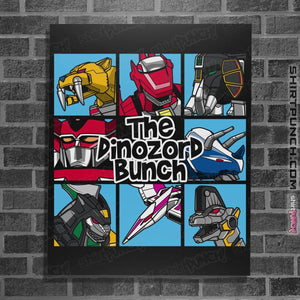 Shirts Posters / 4"x6" / Black The Dinozord Bunch