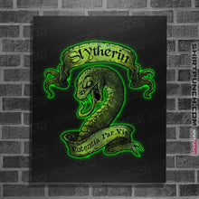 Load image into Gallery viewer, Shirts Posters / 4&quot;x6&quot; / Black Slytherin
