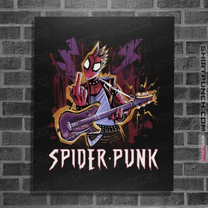 Secret_Shirts Posters / 4"x6" / Black The Spider Punk