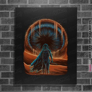 Secret_Shirts Posters / 4"x6" / Black Welcome To Arrakis