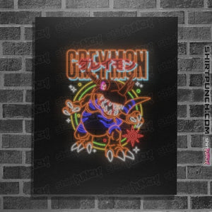 Secret_Shirts Posters / 4"x6" / Black Greymon!