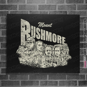 Shirts Posters / 4"x6" / Black Mount Rushmore