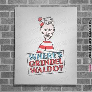 Shirts Posters / 4"x6" / White Where's Grindelwaldo