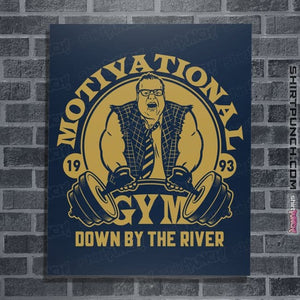 Secret_Shirts Posters / 4"x6" / Navy Foley's Gym