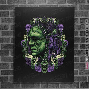 Daily_Deal_Shirts Posters / 4"x6" / Black The Lonely Monster