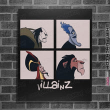 Load image into Gallery viewer, Secret_Shirts Posters / 4&quot;x6&quot; / Black 90s Villains
