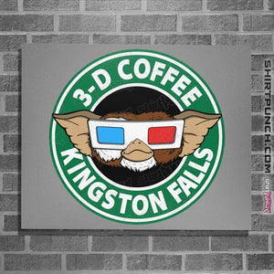 Secret_Shirts Posters / 4"x6" / Sports Grey Kingston Falls 3D Coffee