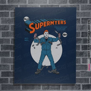 Secret_Shirts Posters / 4"x6" / Navy Super Myers