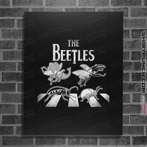 Secret_Shirts Posters / 4"x6" / Black The Real Beetles