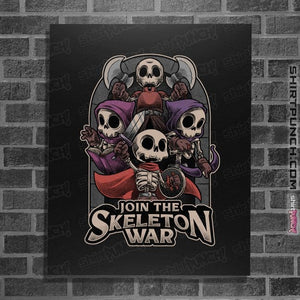 Secret_Shirts Posters / 4"x6" / Black Skeleton War