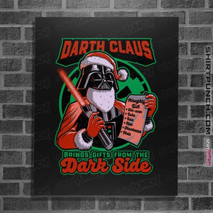 Secret_Shirts Posters / 4"x6" / Black Dark Lord Christmas