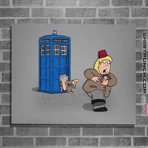 Shirts Posters / 4"x6" / Sports Grey The Tardis Monkey