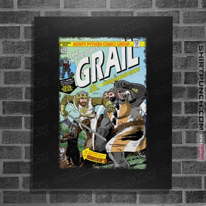 Secret_Shirts Posters / 4"x6" / Black The Incredible Grail