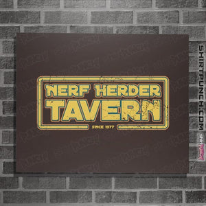 Secret_Shirts Posters / 4"x6" / Dark Chocolate Nerf Herder Tavern!