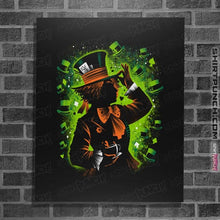 Load image into Gallery viewer, Daily_Deal_Shirts Posters / 4&quot;x6&quot; / Black The Mad Hatter
