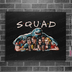 Secret_Shirts Posters / 4"x6" / Black SQUAD