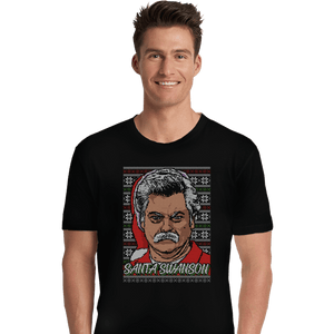 Shirts Premium Shirts, Unisex / Small / Black Santa Swanson