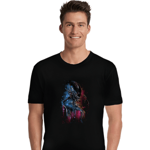 Secret_Shirts Premium Shirts, Unisex / Small / Black Alien Watercolor