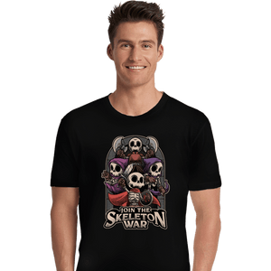 Secret_Shirts Premium Shirts, Unisex / Small / Black Skeleton War