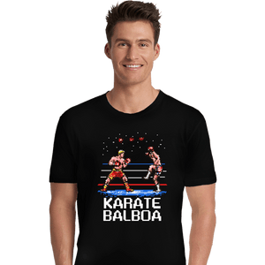 Secret_Shirts Premium Shirts, Unisex / Small / Black Karate Balboa